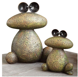 Two Frogs Sculpture